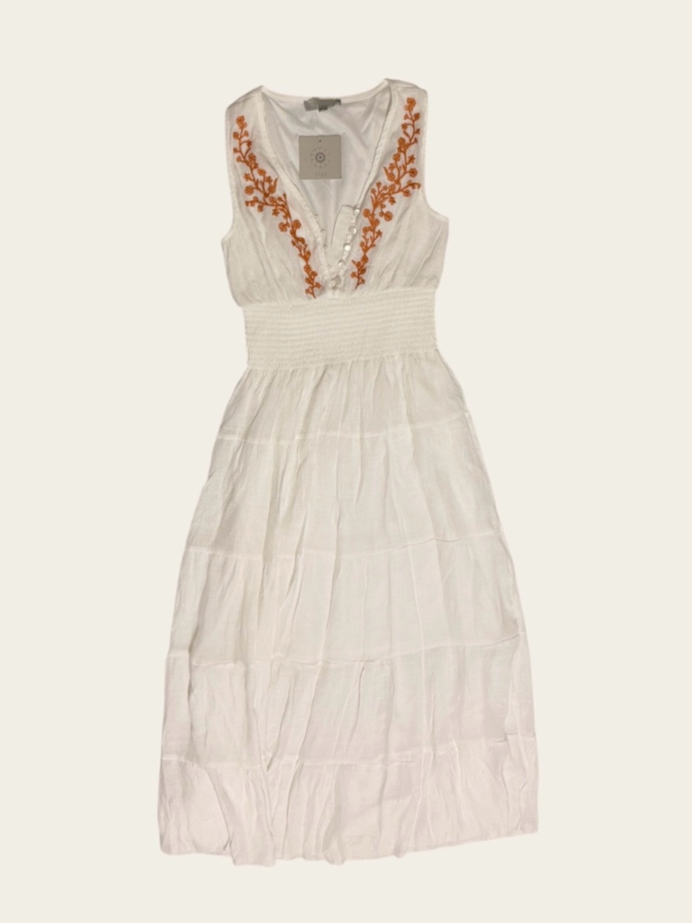 White Midi Dress